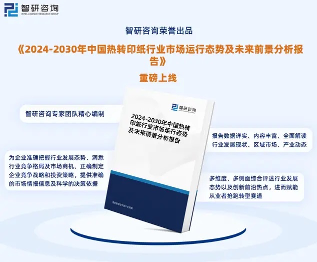 2024年中國(guó)熱轉(zhuǎn)印紙行業(yè)市場(chǎng)全景調(diào)查、投資策略研究報(bào)告 